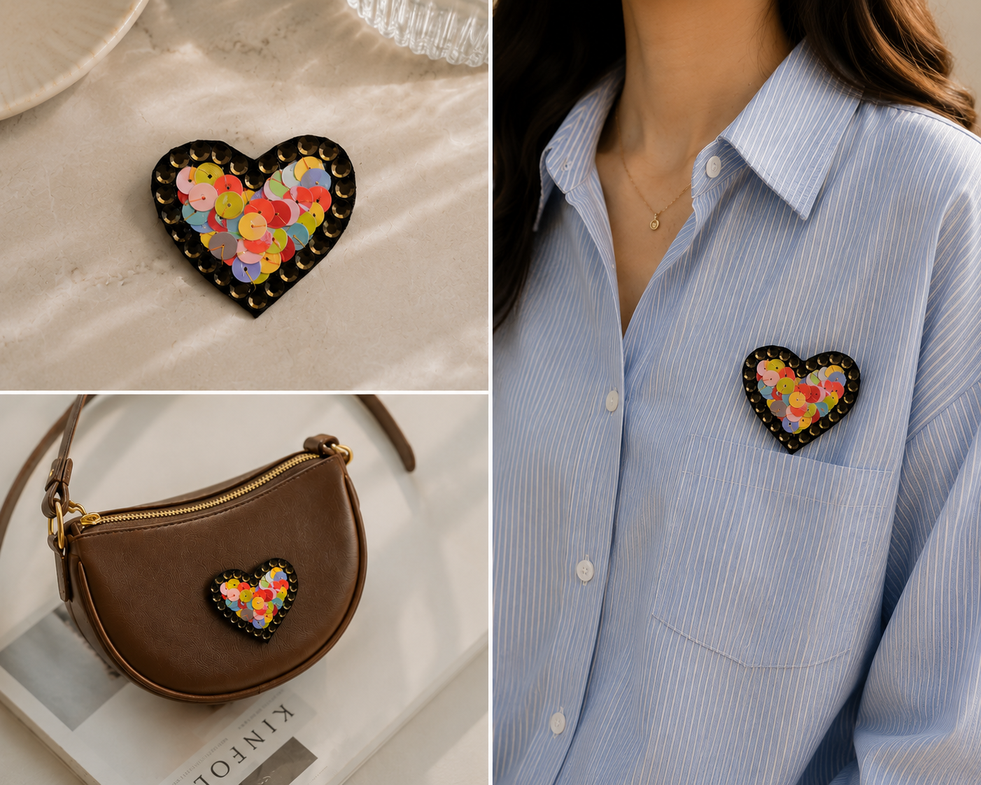 Heart Brooch