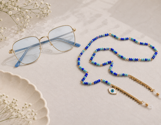 Blue Crystals Cord