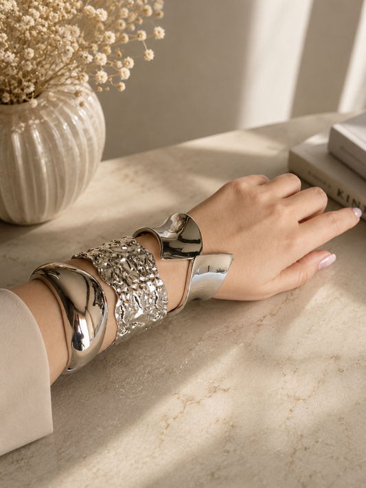 Silver Bangles G1
