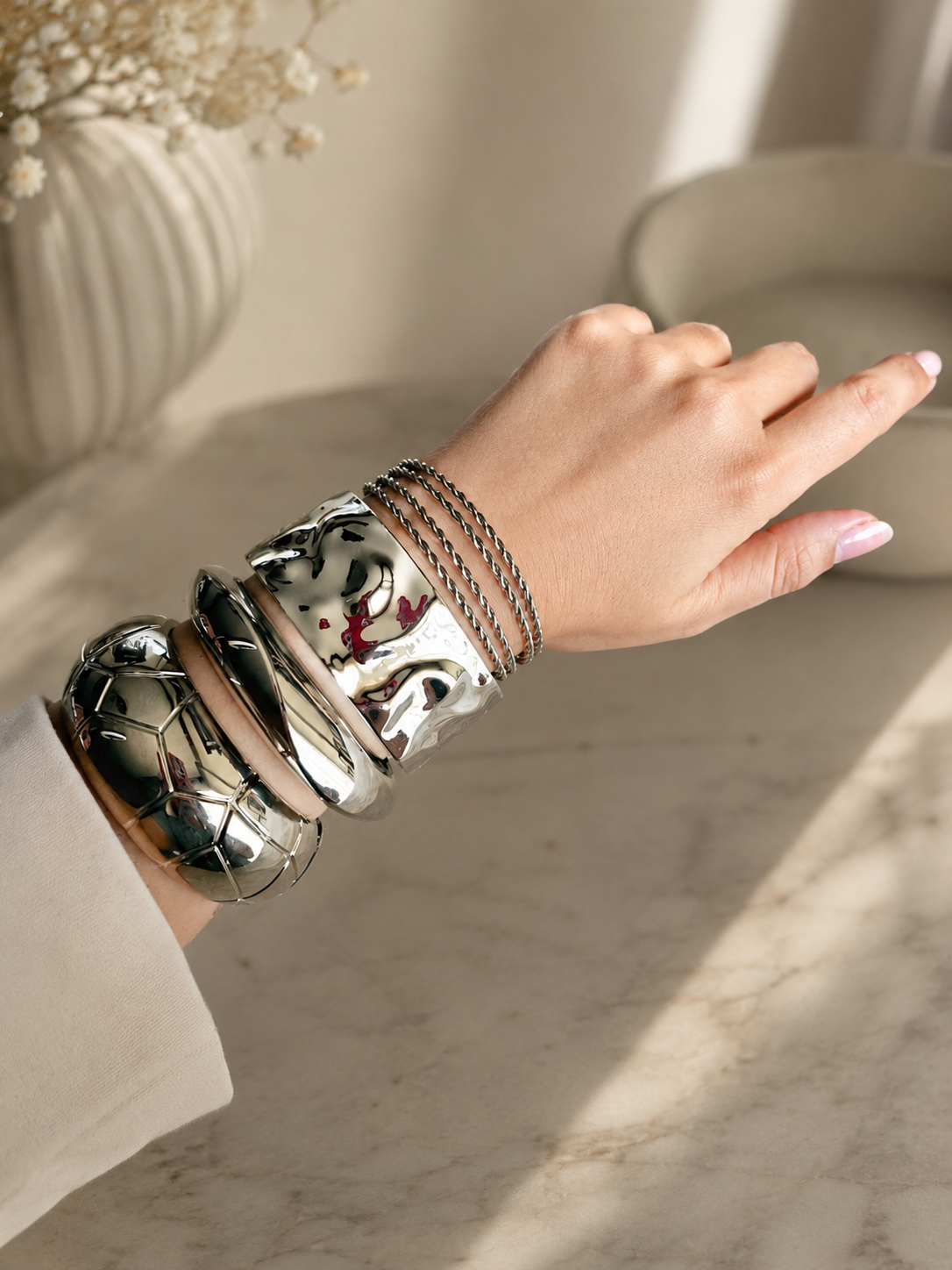 Silver Bangles G2