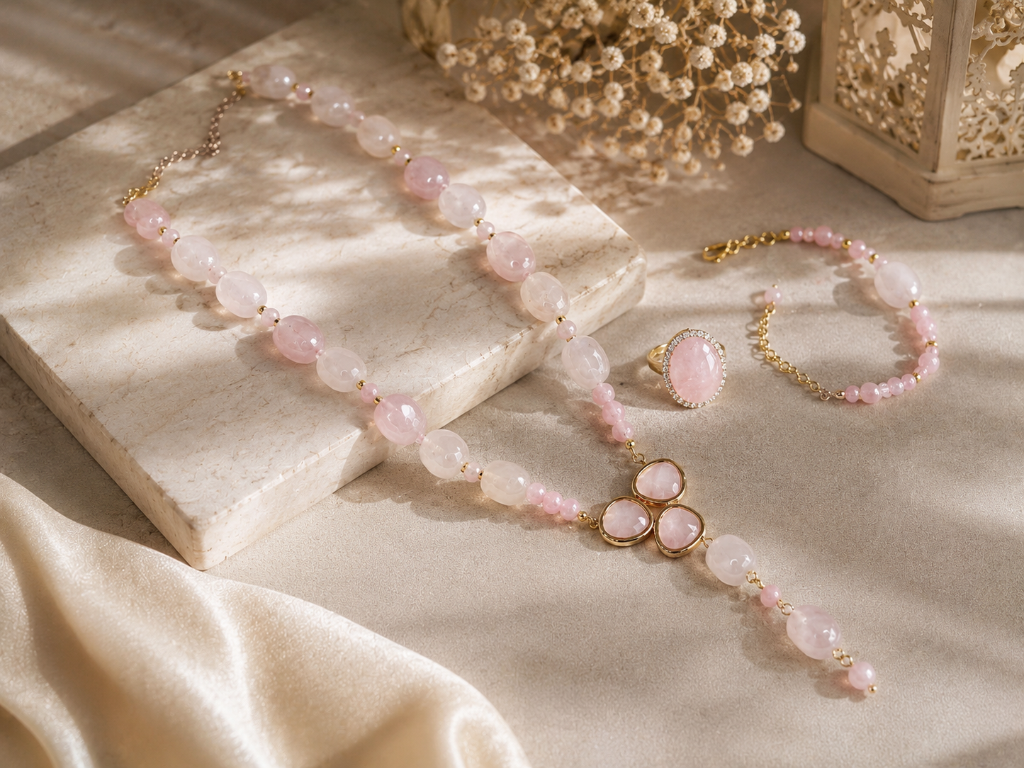 Rose Quartz Set